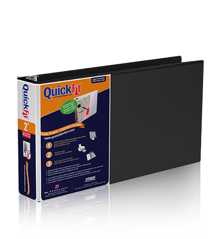 QuickFit® Deluxe Legal Spreadsheet View Binder