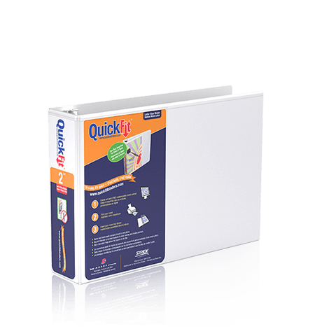QuickFit® Deluxe Letter Spreadsheet Binder